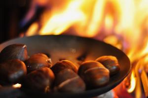 Chestnuts Roasting on an Open Fire